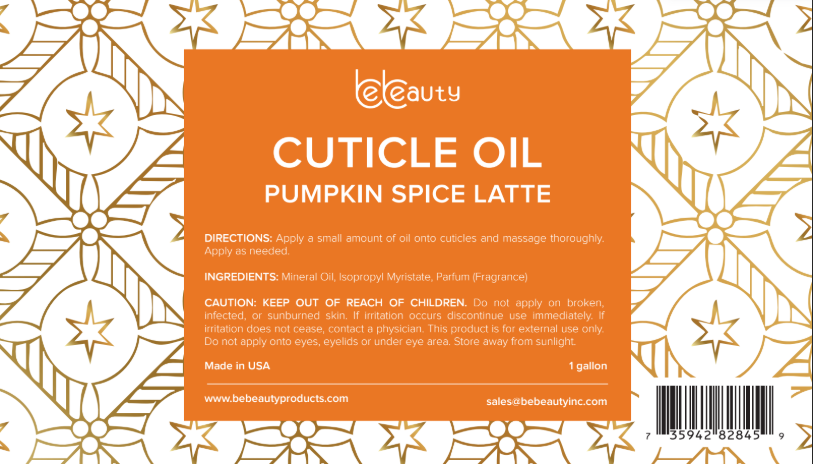Pumpkin Spice Latte Holiday Cuticle Oil