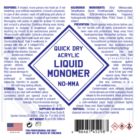 LIQUID 402 QUICK DRY - EMA Liquid Monomer