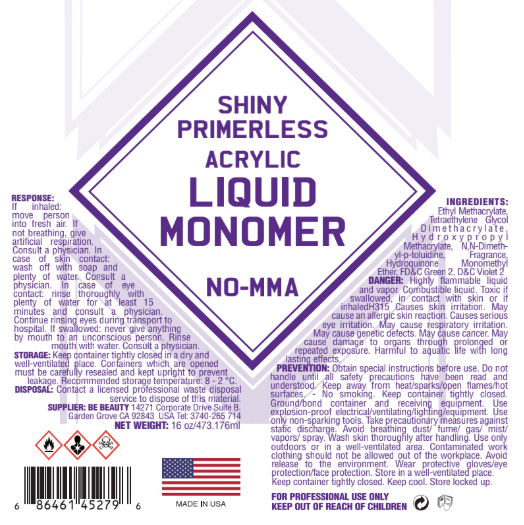 LIQUID 401 SHINY PRIMERLESS - EMA Liquid Monomer