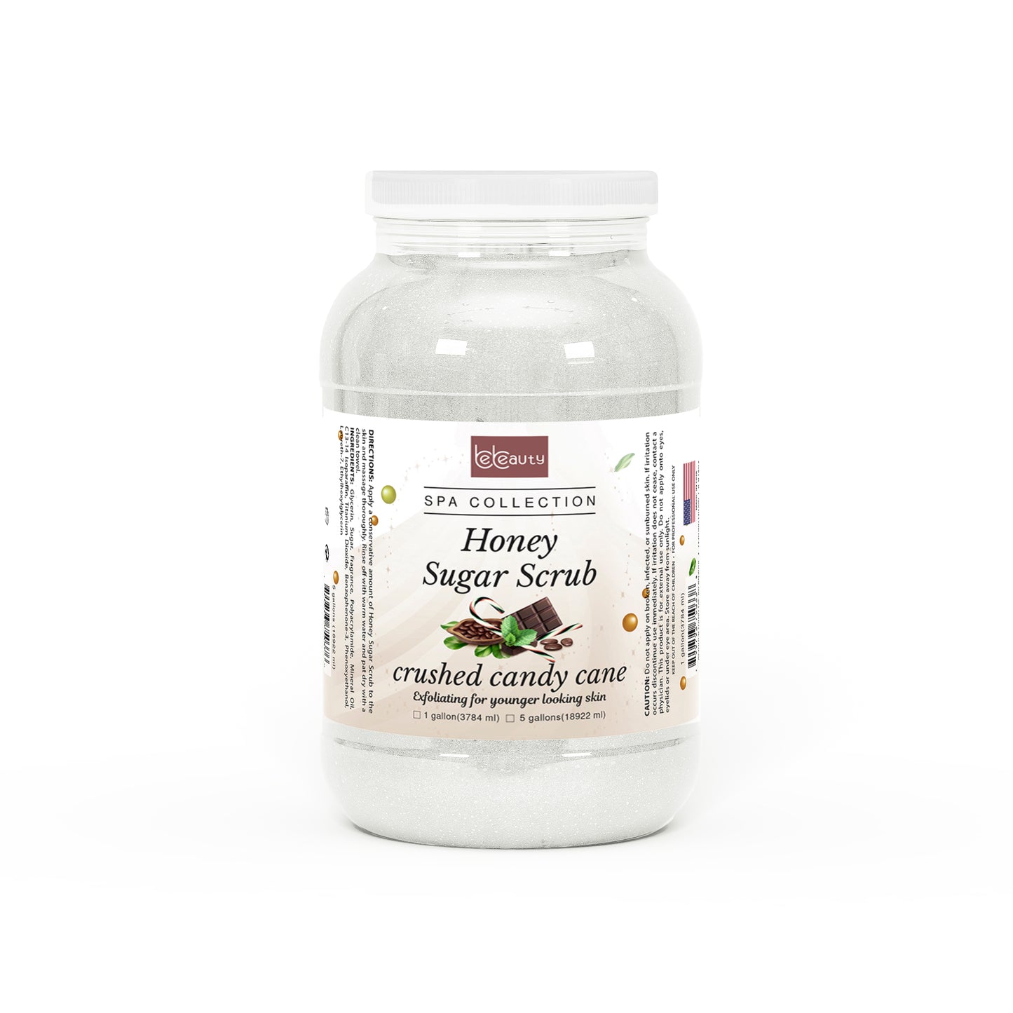 CRUSHED CANDY CANE HONEY SUGAR SCRUB