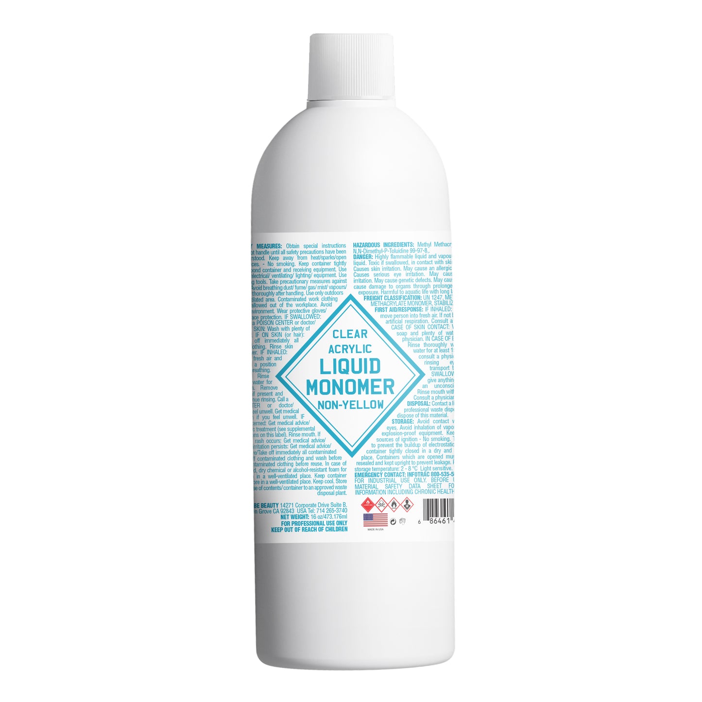 LIQUID 101 - Clear Fast Set Liquid Monomer
