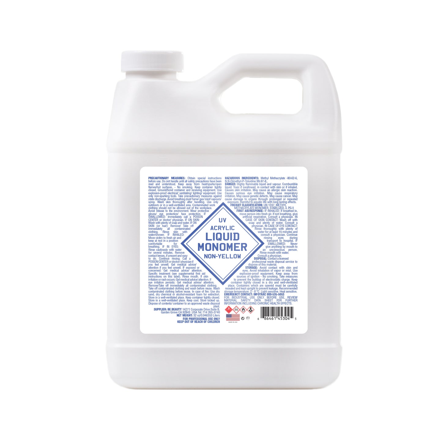 LIQUID 102 - UV Fast Set Liquid Monomer