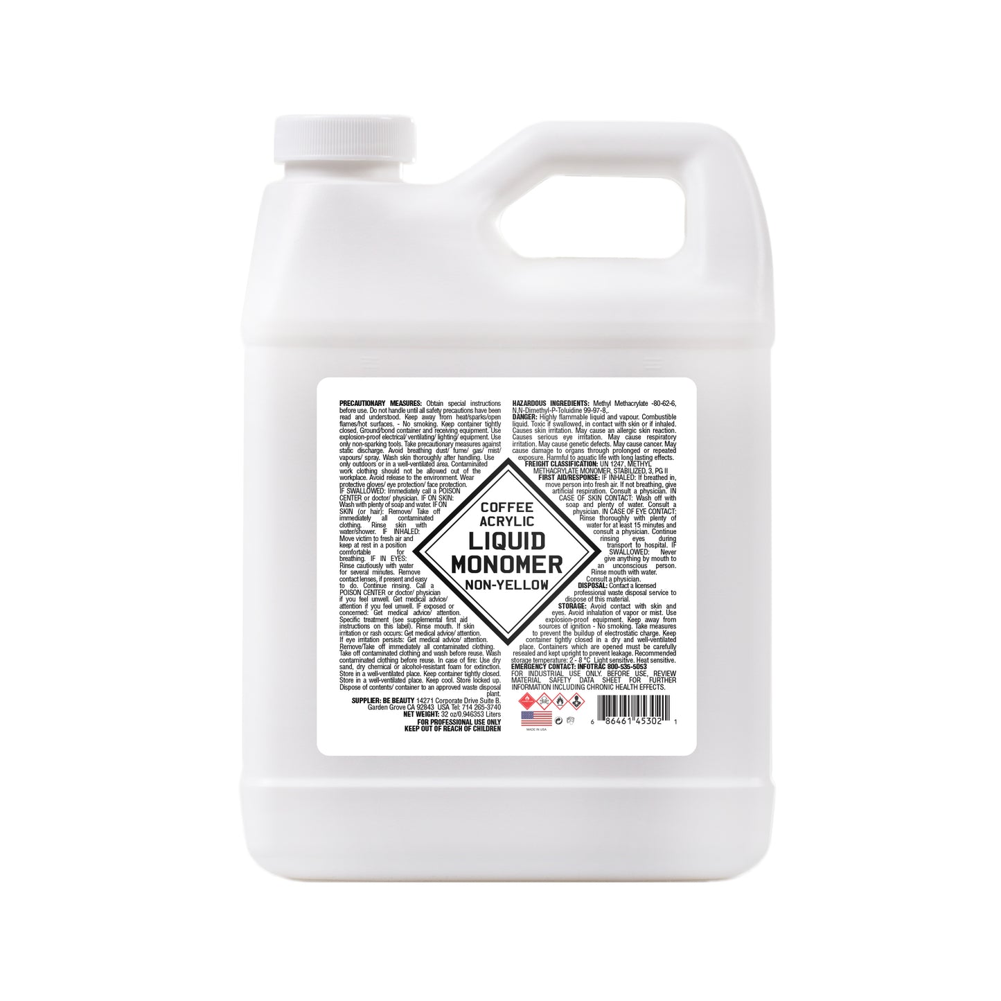 LIQUID 104 COFFEE -  Fast Set Liquid Monomer