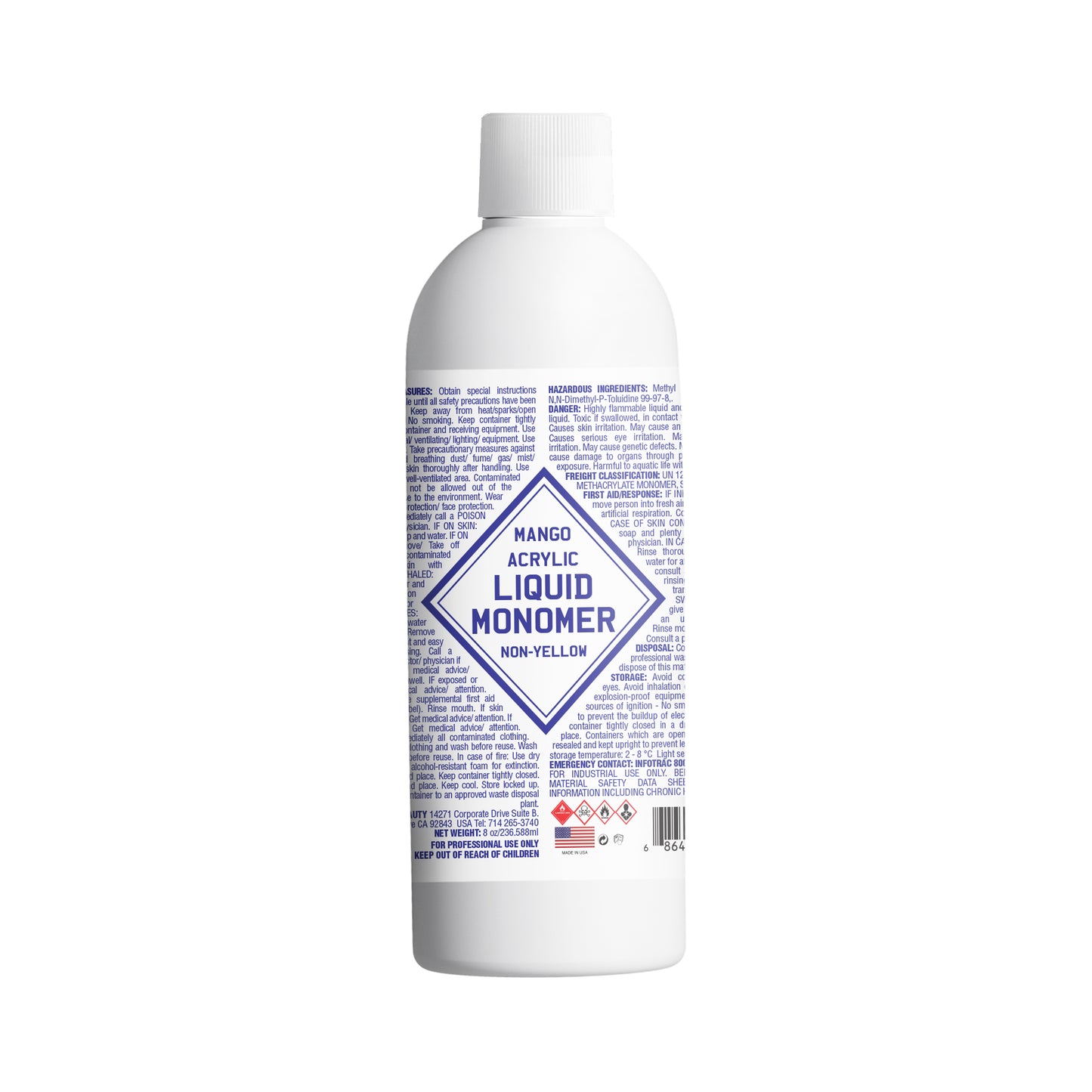 LIQUID 117 MANGO - Fast Set Liquid Monomer