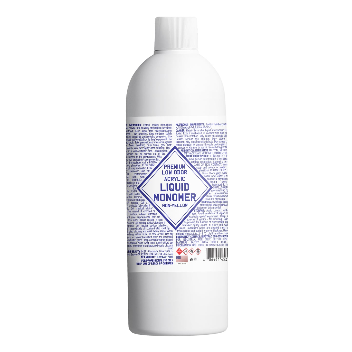 LIQUID 118 PREMIUM LOW ODOR - Fast Set Liquid Monomer