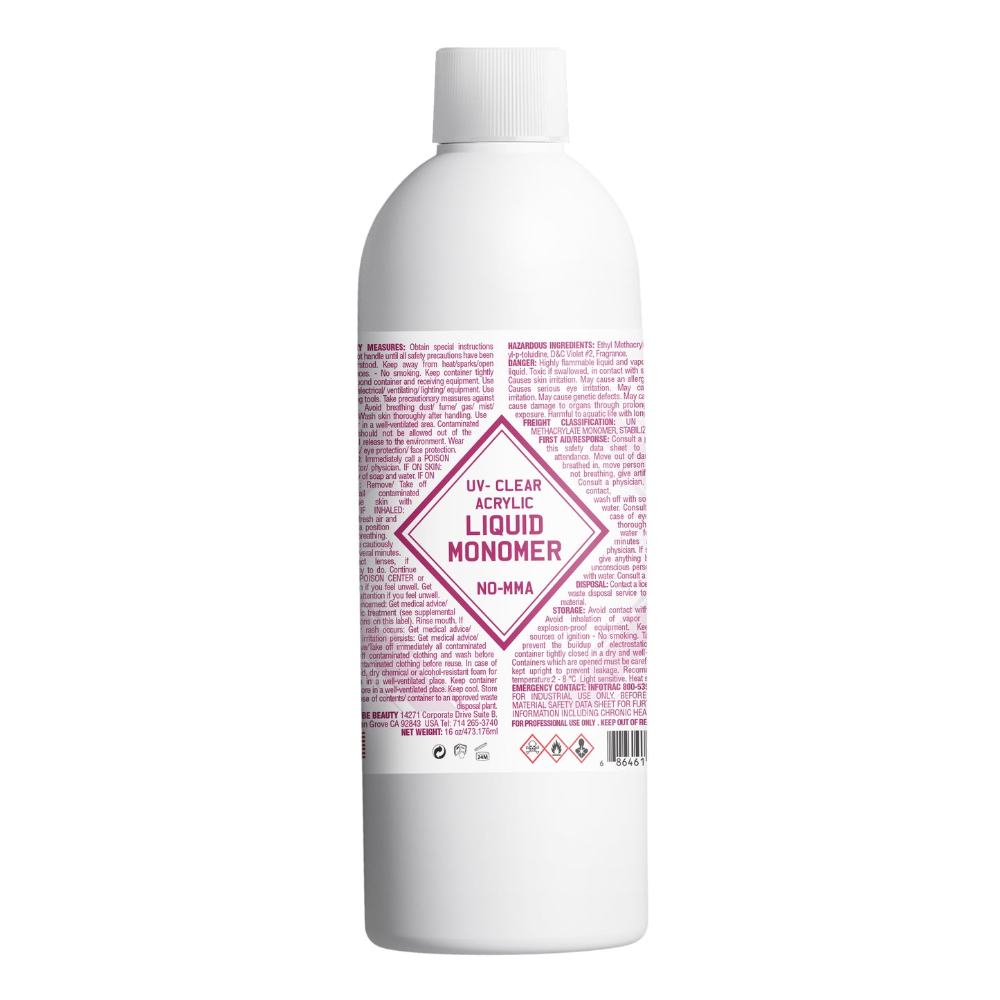 LIQUID 301 UV CLEAR - EMA Liquid Monomer