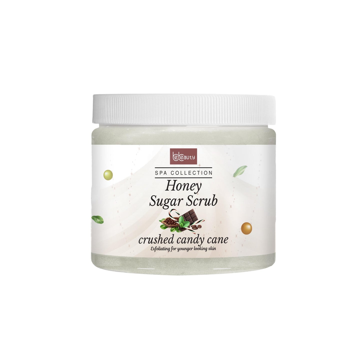 CRUSHED CANDY CANE HONEY SUGAR SCRUB