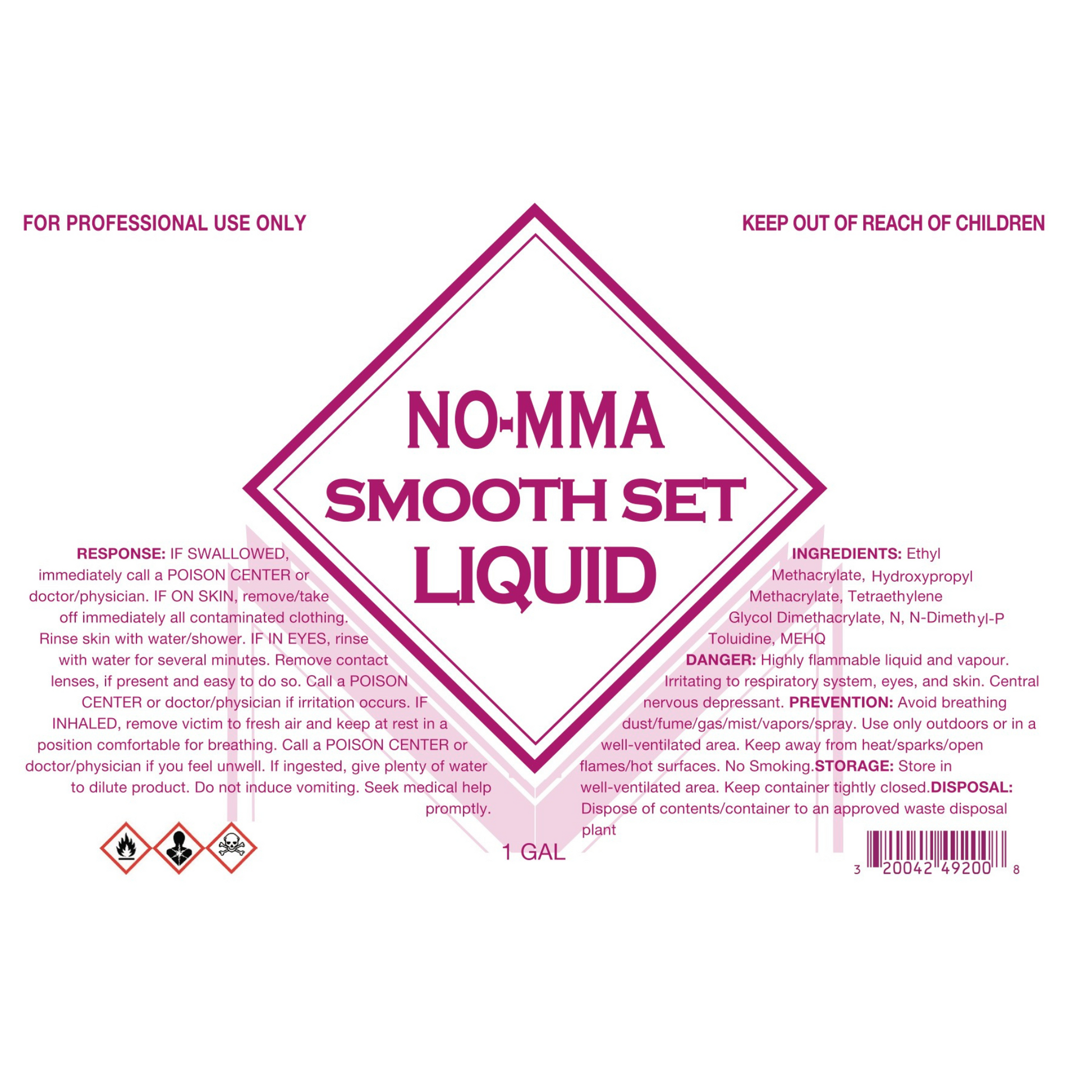 Smooth Set | NO MMA | Acrylic Liquid | Monomer | Private Label | Wholesale