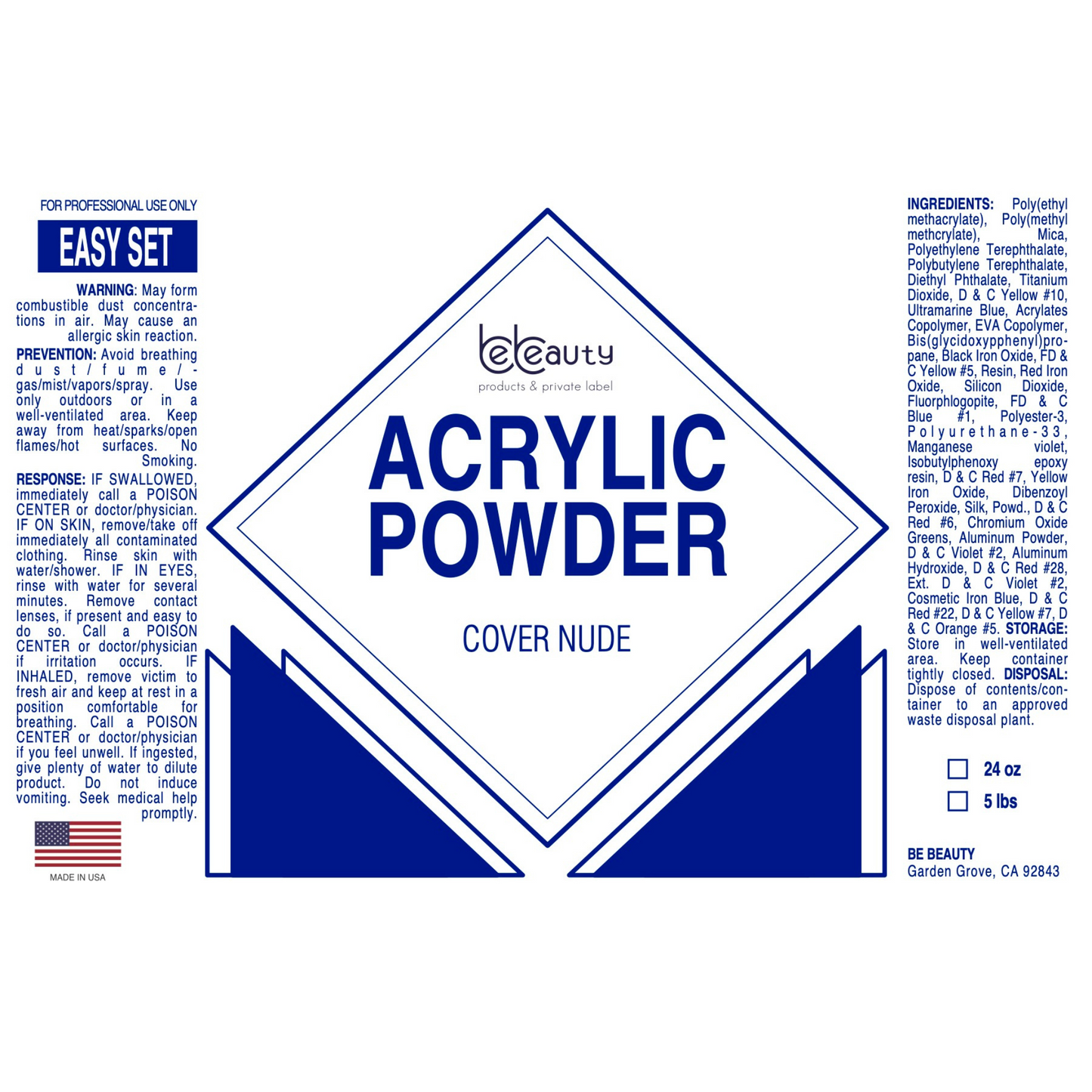 Cover Nude | Acrylic Powder | Polymer | Wholesale | Private label