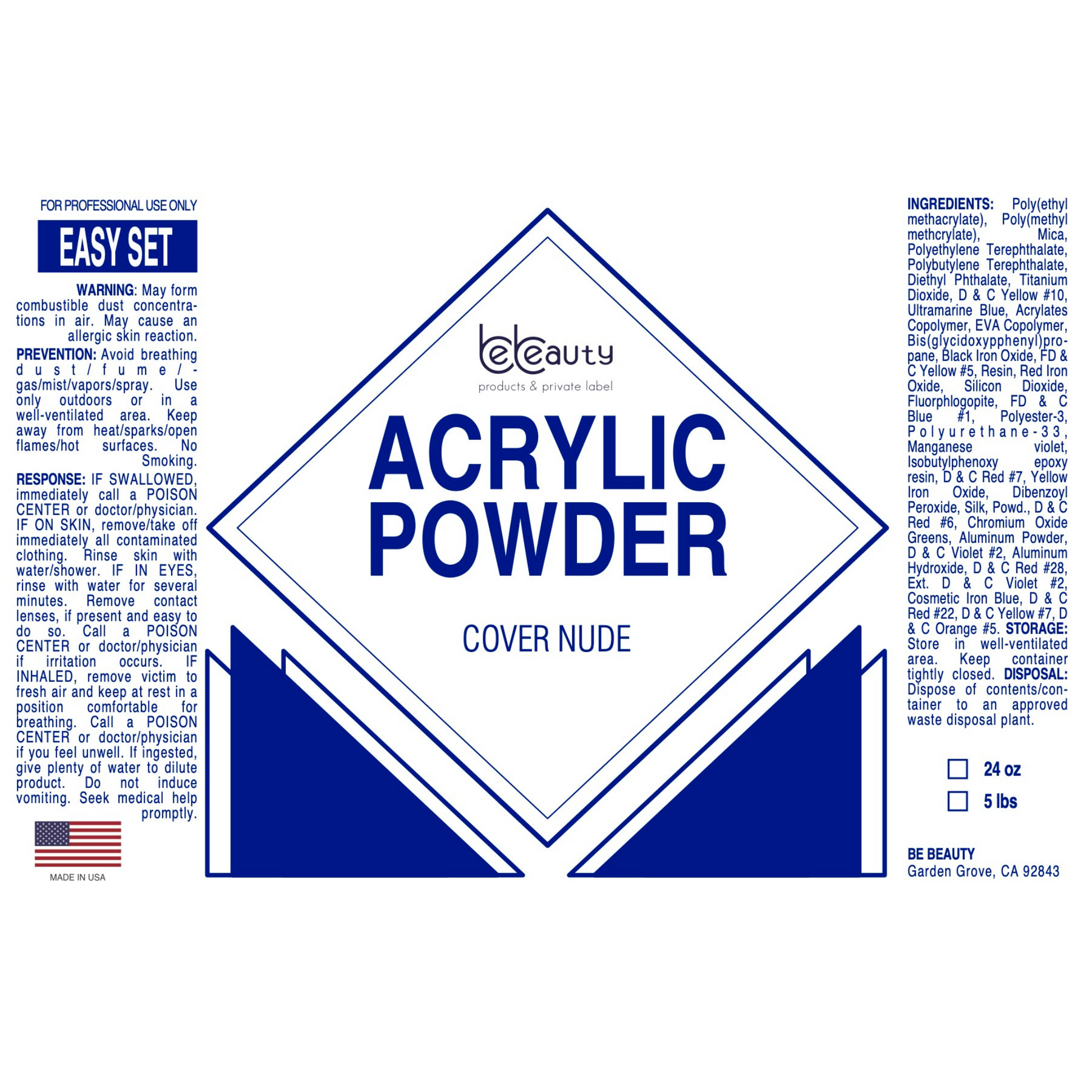 Cover Nude | Acrylic Powder | Polymer | Wholesale | Private label