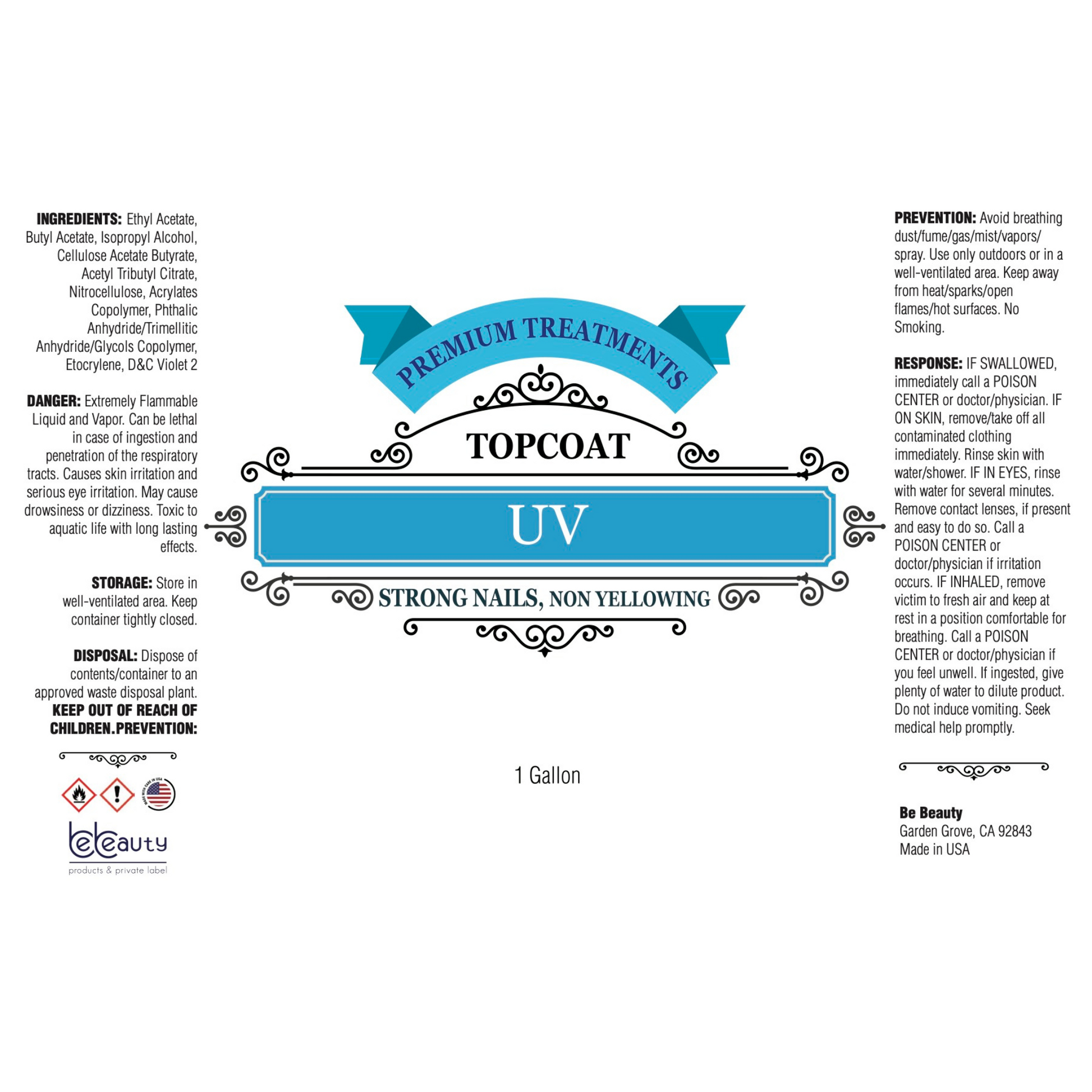 Sunscreen | UV | Topcoat | Wholesale | Private Label