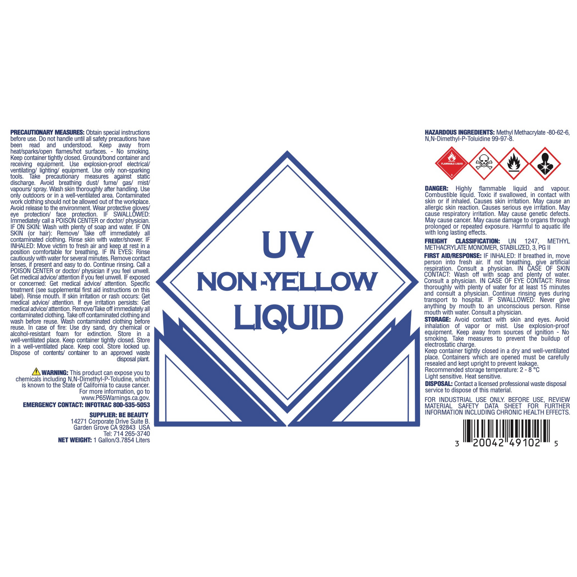 UV | Non-Yellow | | Acrylic Liquid | Monomer | Private Label | Wholesale