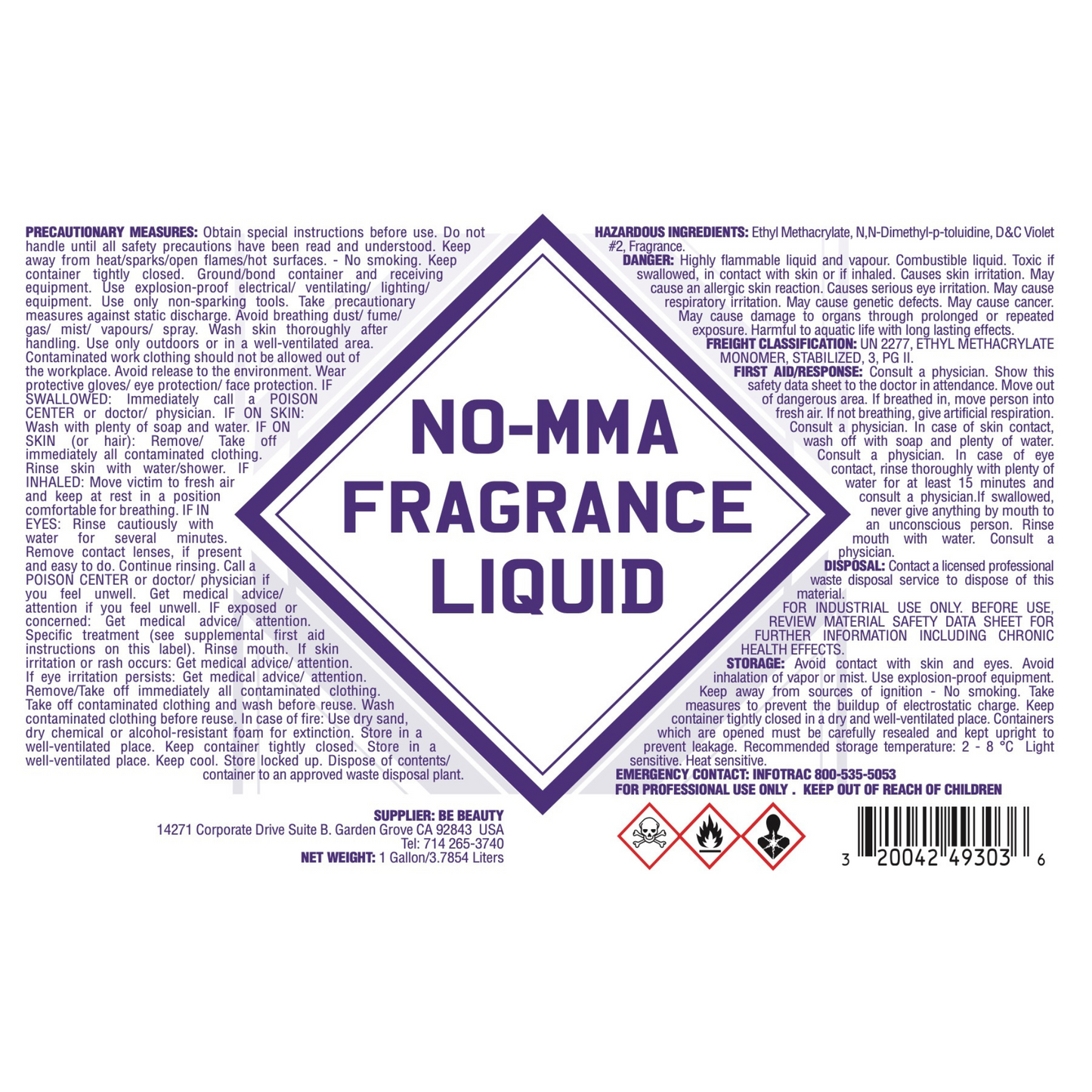 Low Odor | EMA | UV | NO MMA | Acrylic Liquid | Monomer | Private Label | Wholesale