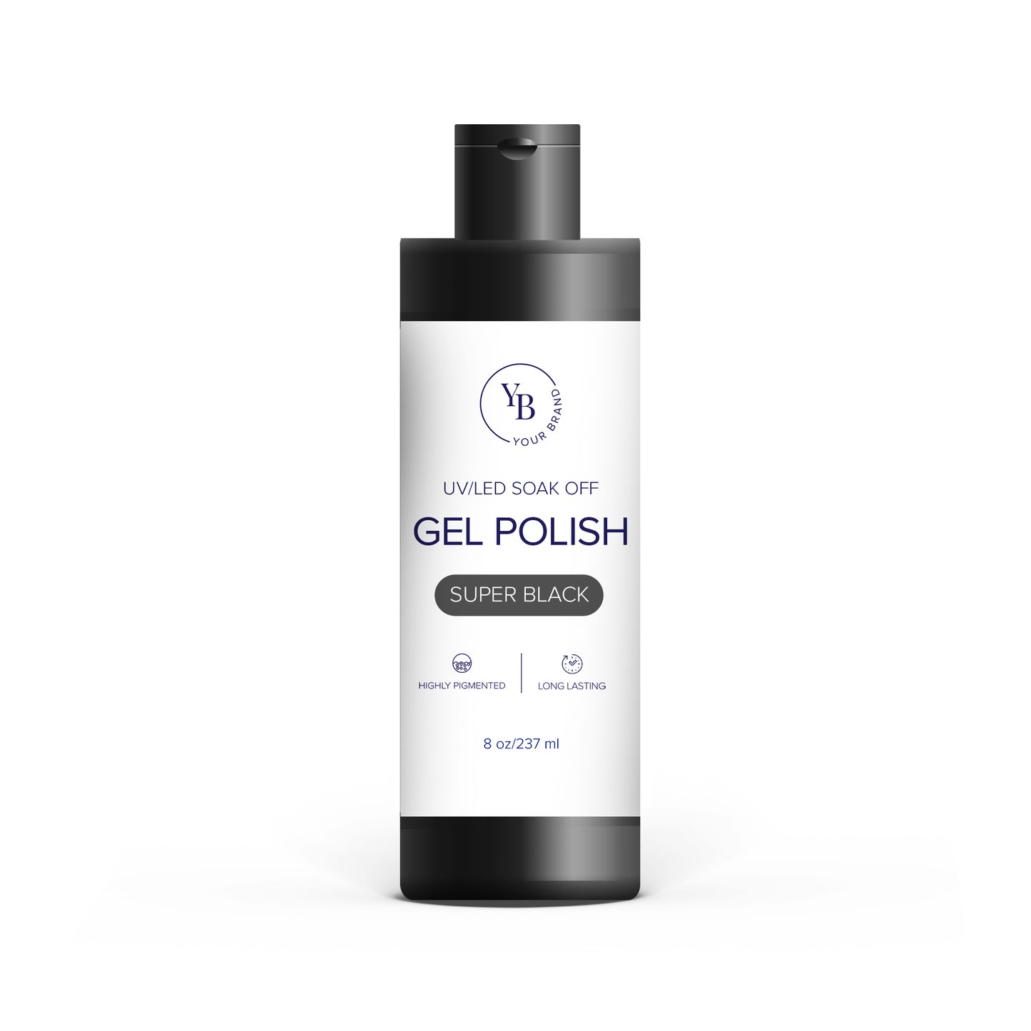 Premium Gel Polish - Super Black